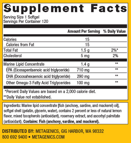 OmegaGenics® EPA-DHA 1000